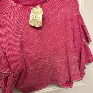 PINK CROPPED T-SHIRT FROM ALTARD STATE
